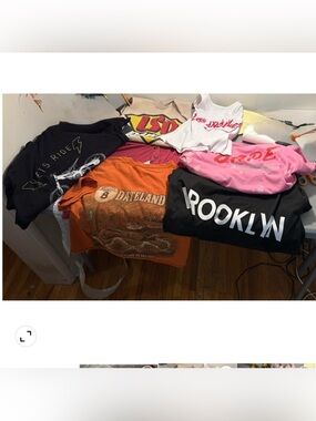 Y2k bundle tee crop tops